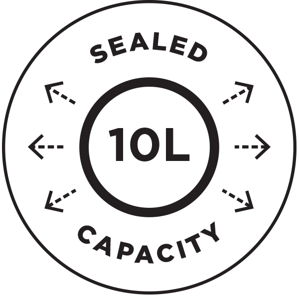 10L SEALED CAPACITY